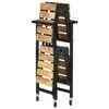 vidaXL Kitchen Trolley 34.2"x14.2"x31.9" Solid Mango Wood