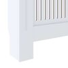 vidaXL MDF Radiator Cover White 80.7"