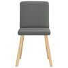 vidaXL Dining Chair Set of 4 Dark gray