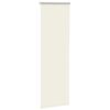 vidaXL Roller Blind Off white 100% Polyester, Aluminum top rail