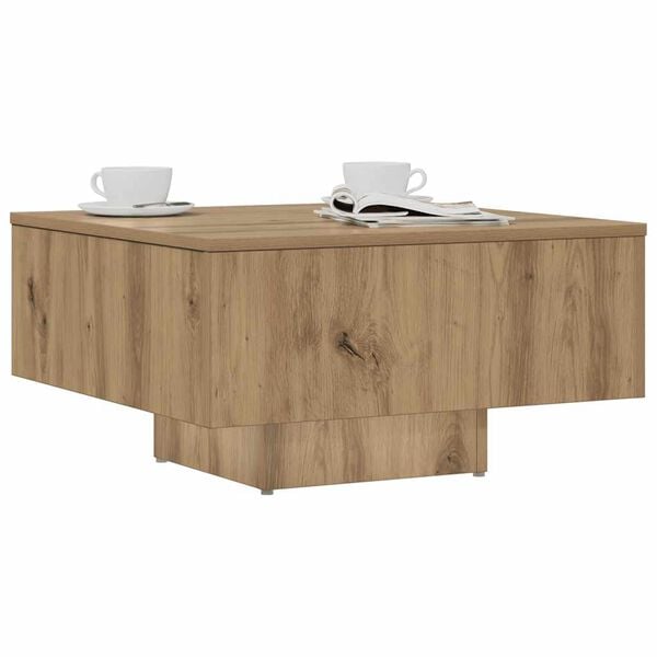 vidaXL Coffee Table Artisan Oak Engineered Wood Regular Coffee Table