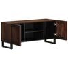 vidaXL TV Cabinet Brown Solid mango wood Medium TV Cabinet Rectangular