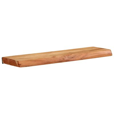 A single wooden finished board laid horizontally