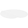 vidaXL Table Protector Transparent PVC 24 in diameter Table Protector