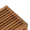 vidaXL Garden Side Table Brown 50 x 32.5 x 35 cm Solid teak wood