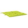 vidaXL Garden Bench Cushion Set of 2 Bright green