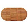 vidaXL Garden Table Natural Wood Solid Eucalyptus Wood Large Extendable