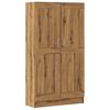 vidaXL Book Cabinet Artisan oak Engineered wood Tall
