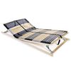 vidaXL Bed Base Beech Wood, Birch Solid Beech Wood, Birch 55.1x79 in