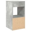 vidaXL Bedside Cabinet Concrete grey Engineered wood Medium