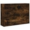 vidaXL Shoe Cabinet Smoked Oak Engineered Wood Compact Shoe Cabinet