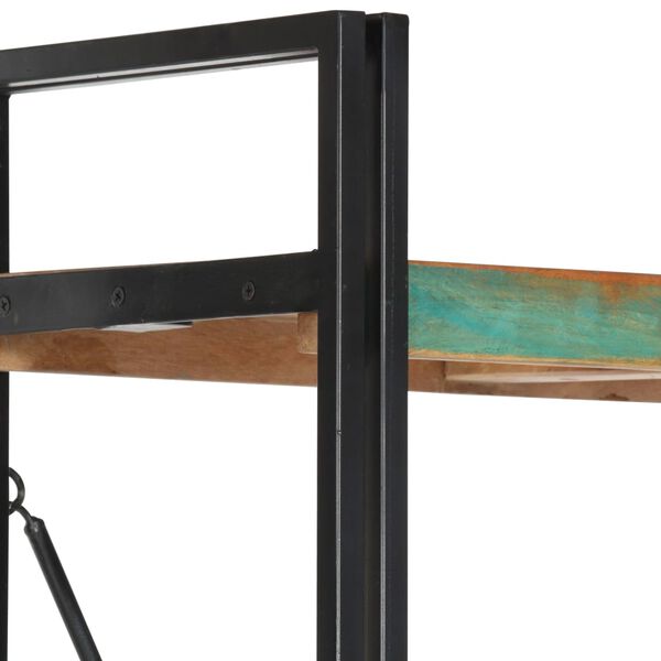 vidaXL Bookcase Unique colors from reclaimed wood