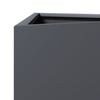 vidaXL Garden Planter Anthracite Steel Medium Planters Garden Planter
