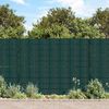 vidaXL Patio Privacy Screens 4 pcs PVC 114.8x0.6' Matte Green