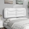 vidaXL Headboard Cushion White