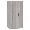 vidaXL TV Cabinet Set Set of 2 Grey Sonoma Engineered Wood Large