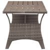 vidaXL Garden Table Grey