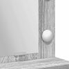 vidaXL Dressing Table with Shelf Grey Sonoma 29.72 x 16.14 x 53.15 in