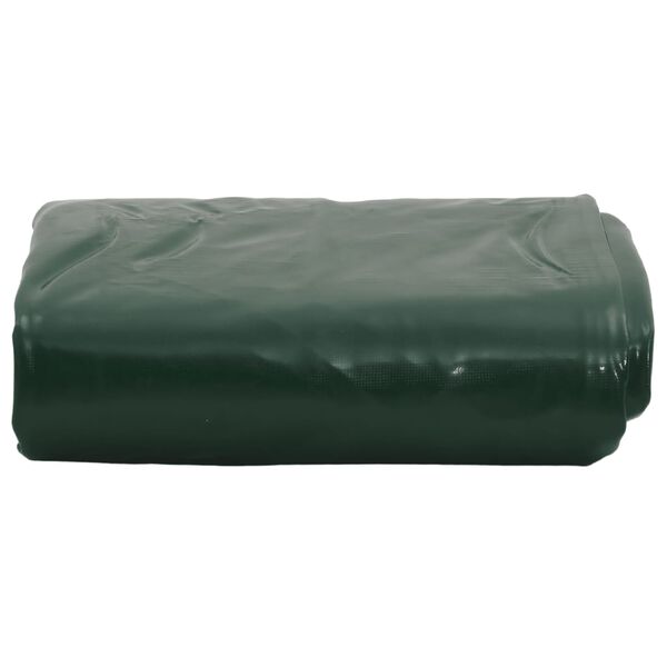 vidaXL Tarpaulin Green &Oslash; 8.5 ' 7.11 oz/ft&sup2;
