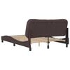 vidaXL Bed Frame Dark Brown