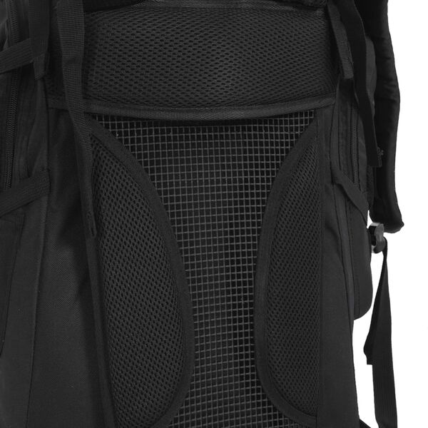 vidaXL Hiking Backpack Black 15.9 galOxford Fabric
