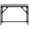 vidaXL Dining Bench Light Grey Steel Medium Durable Dining Bench