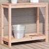 vidaXL Potting Table Natural wood Solid Douglas Fir wood Medium