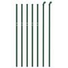 vidaXL Chain Link Fence Green 3.6x32.8'