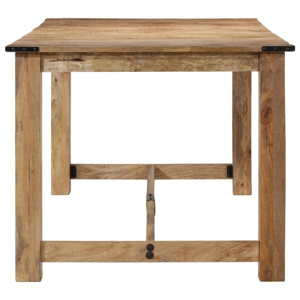 vidaXL Dining Table 70.9"x35.4"x29.5" Solid Wood Mango