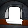 vidaXL Family Tent Tunnel 8-Person Gray Waterproof