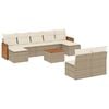 vidaXL Garden Sofa Set Beige