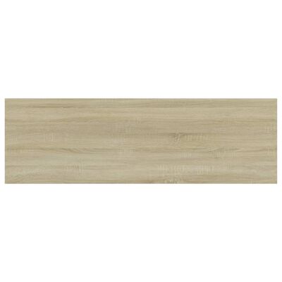 vidaXL Bookshelf Boards 4 pcs Sonoma Oak 31.5"x7.9"x0.6" Engineered Wood