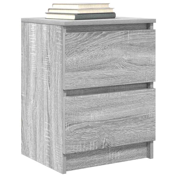 vidaXL TV Cabinet Grey Sonoma Engineered Wood 15.7 x 13.8 x 21.3 in