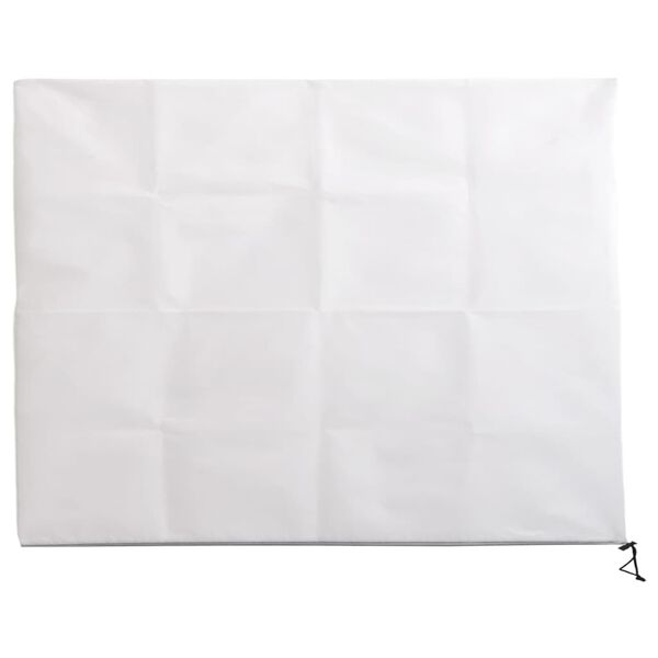 vidaXL Plant Fleece Cover Set of 10 White