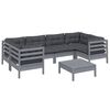 vidaXL Garden Lounge Set Grey, Anthracite