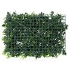 vidaXL Artificial Leaf Fence Set of 6 Green PE (Polyethylene)