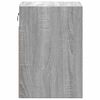 vidaXL Wall-mounted Bedside Cabinet Set of 2 Grey Sonoma Engineered wood