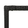 vidaXL Garden Dining Set Black PE rattan Large Modular
