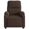 vidaXL Massage Recliner Chair Brown