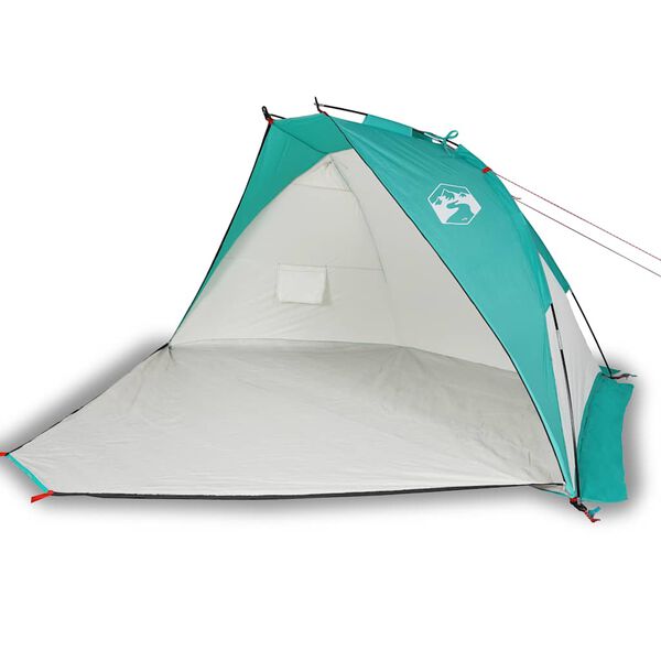 vidaXL Beach Tent Sea Green 105.5x87.8x49.2" 185T Polyester