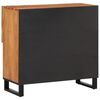 vidaXL Sideboard Brown Solid Acacia wood, steel Compact Sideboard