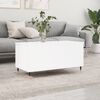 vidaXL Coffee Table White Engineered Wood 35.4 in x 17.5 in x 17.7 in