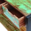 vidaXL Side Table Multicolor Solid reclaimed wood, Steel Medium