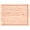 vidaXL Bathroom Countertop 31.5 x 23.6 x (0.8-2.4) " Untreated Solid Wood