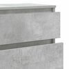 vidaXL Drawer Cabinet Concrete Gray Engineered Wood 23.6 x 14.2 x 40.6 in