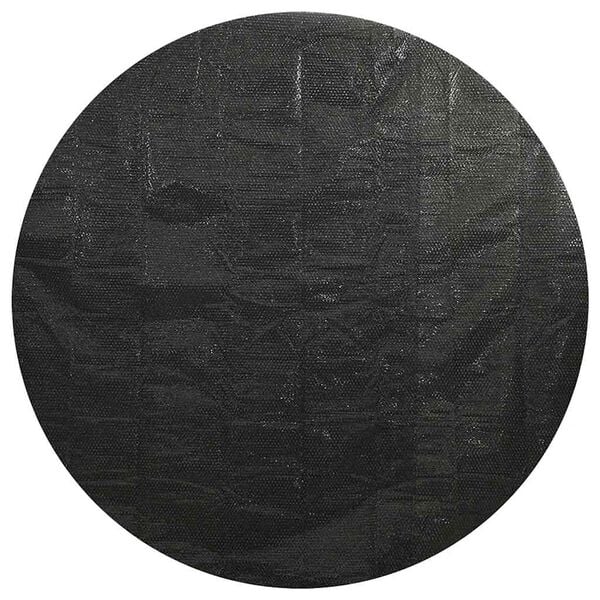 vidaXL Pool Cover Black Polyethylene Pool Cover Round Solar Pool Cover