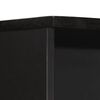 vidaXL Bathroom Cabinet Black Solid mango wood, engineered wood, iron