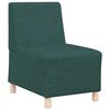 vidaXL Modular Sofa Unit Armless 2 pcs Dark Green