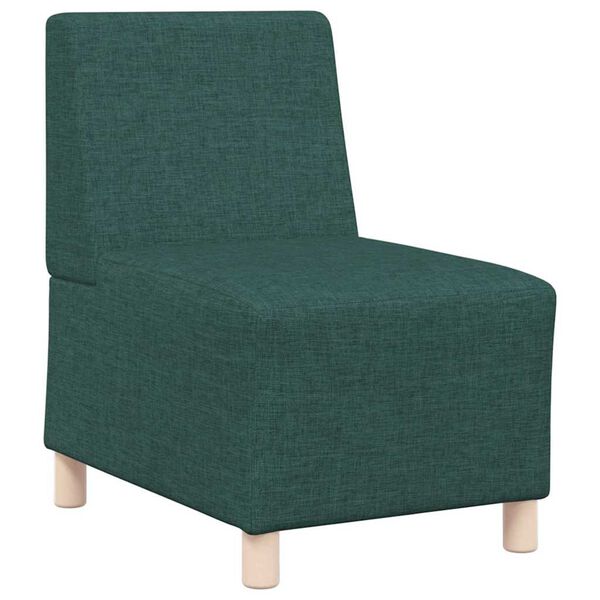vidaXL Modular Sofa Unit Armless 2 pcs Dark Green
