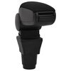 vidaXL Car Armrest Black 5.1"x12.8"x(9.4"-20.3") ABS